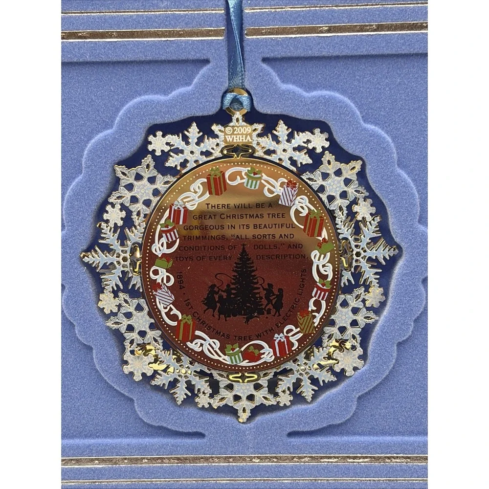 The White House Historical Association 2009 Christmas Ornament w/Box New